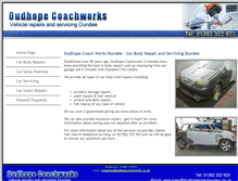 Tablet Screenshot of dudhopecoachworks.co.uk